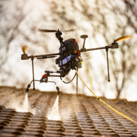Nettoyage toiture par drone Agen