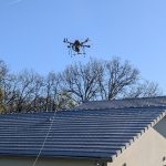 Traitement toiture tuile par drone à Layrac