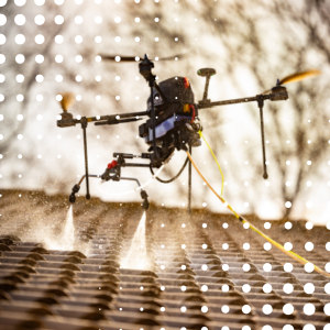 Nettoyage démoussage de toitures et façades par drone à Agen Lot et Garonne 47
